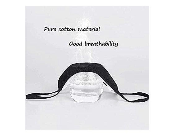 Black Face Mask Bling Customised with Beautiful Two Tone Crystals includes filter