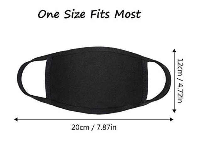 Black Face Mask Bling Customised with Beautiful Two Tone Crystals includes filter